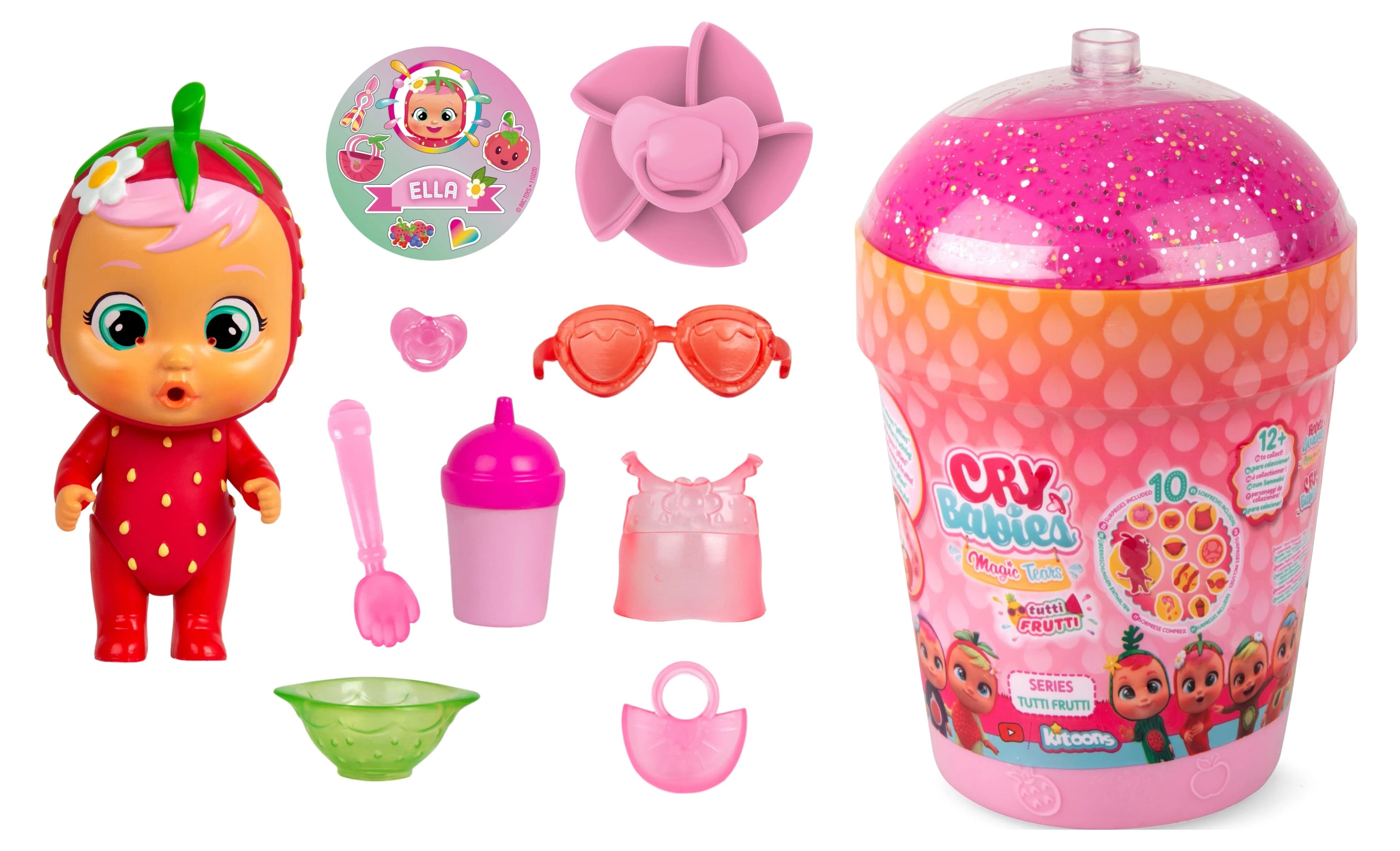 Cry Babies Magic Tears Tutti Frutti Doll House - Ages 3+ years - Image 1