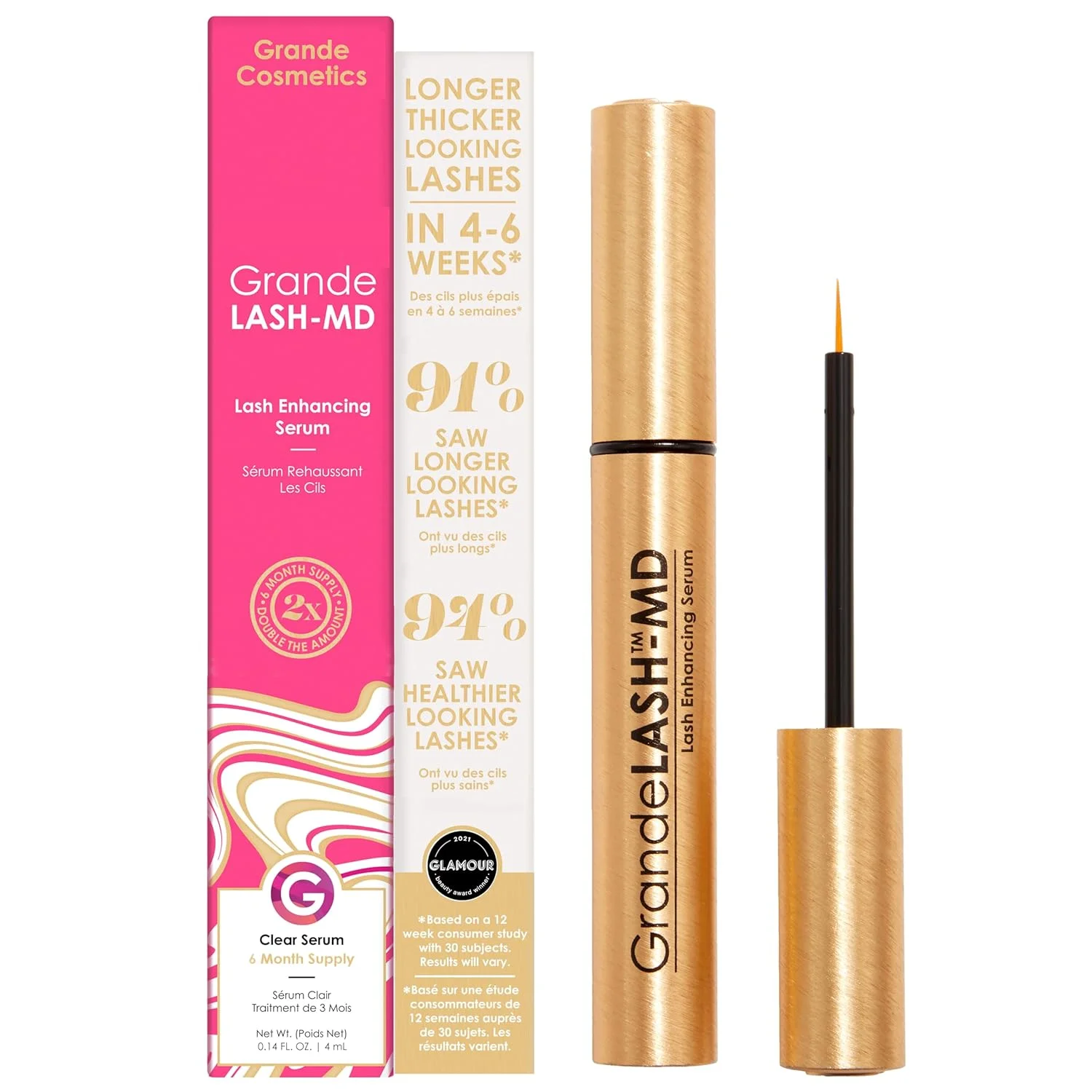π¦ππΊππ½πΎ π’ππππΎπππΌπ Grande LashMD Lash Enhancing Serum 4 mL - Image 1