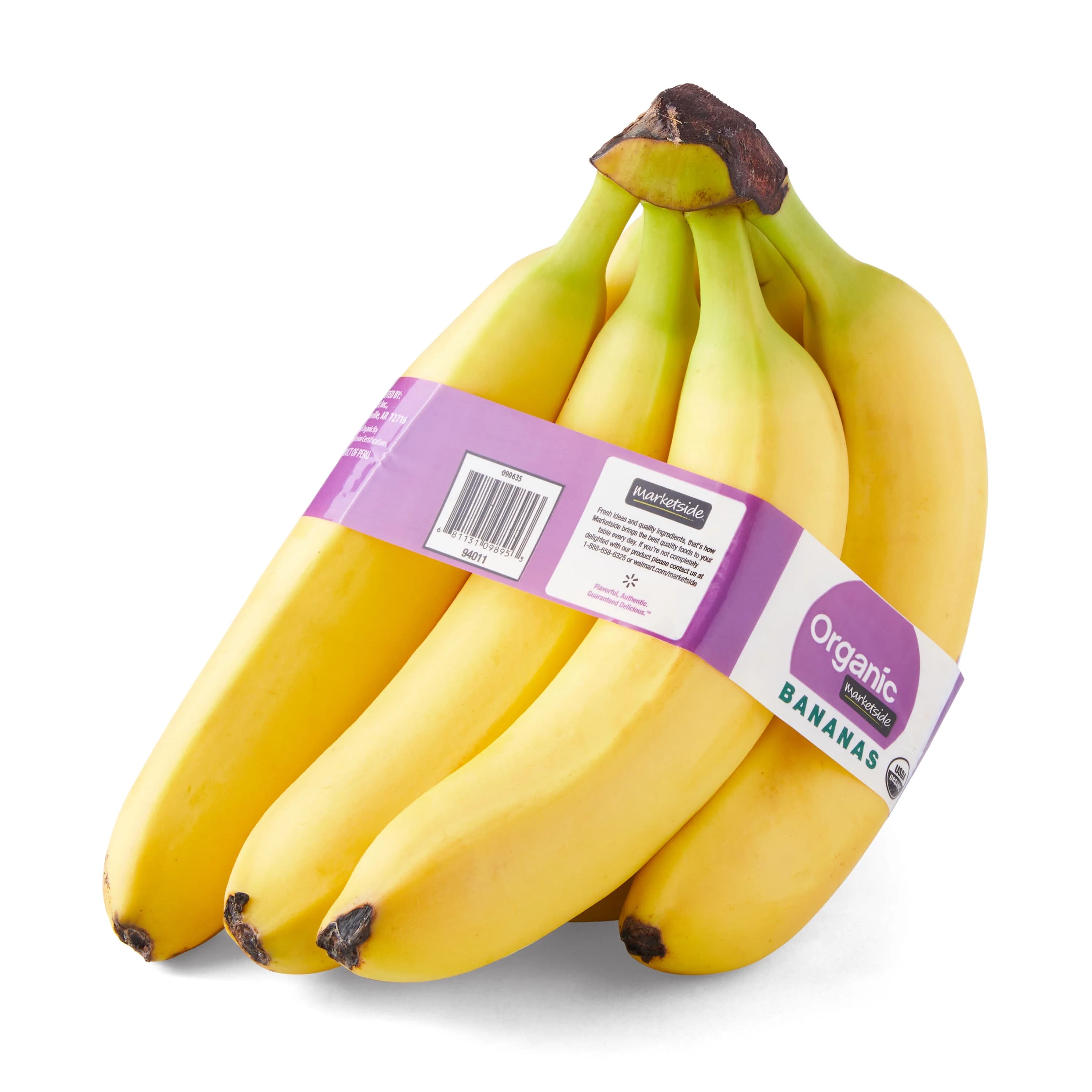 Marketside Fresh Organic Bananas, Bunch - Image 1