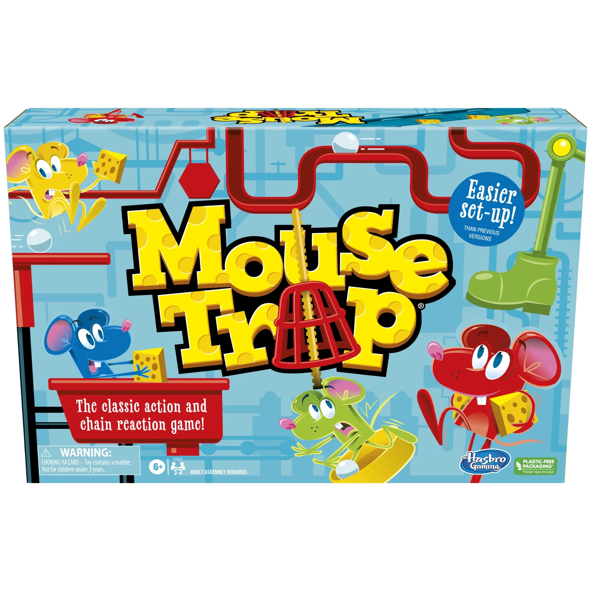 Mouse Trap Board Game, Easier-Set-Up Than Previous Versions - Image 1