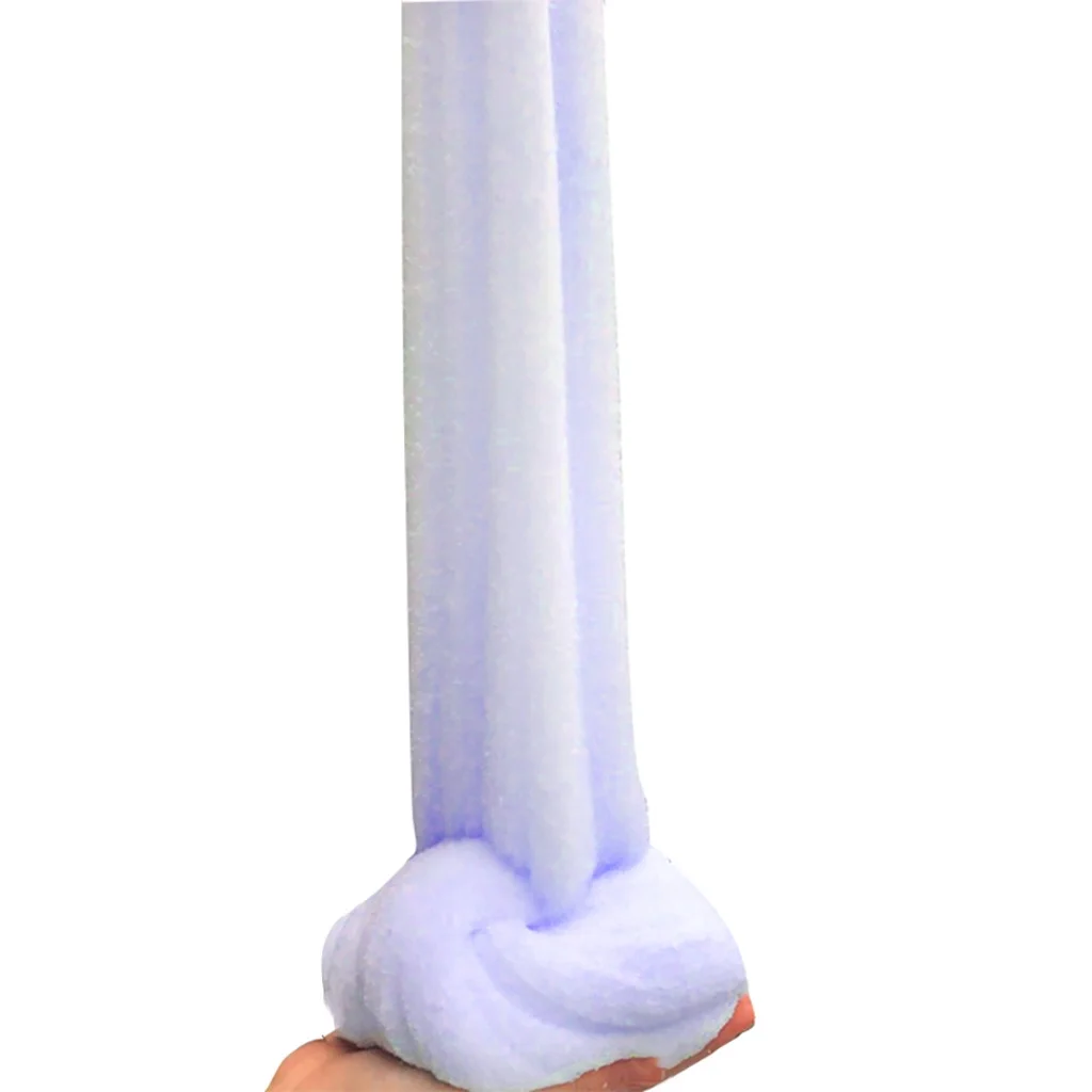 Rong Yun 100ml Cotton Candy Cloud Slime Solid Color Swirl Scented Toy - Image 1