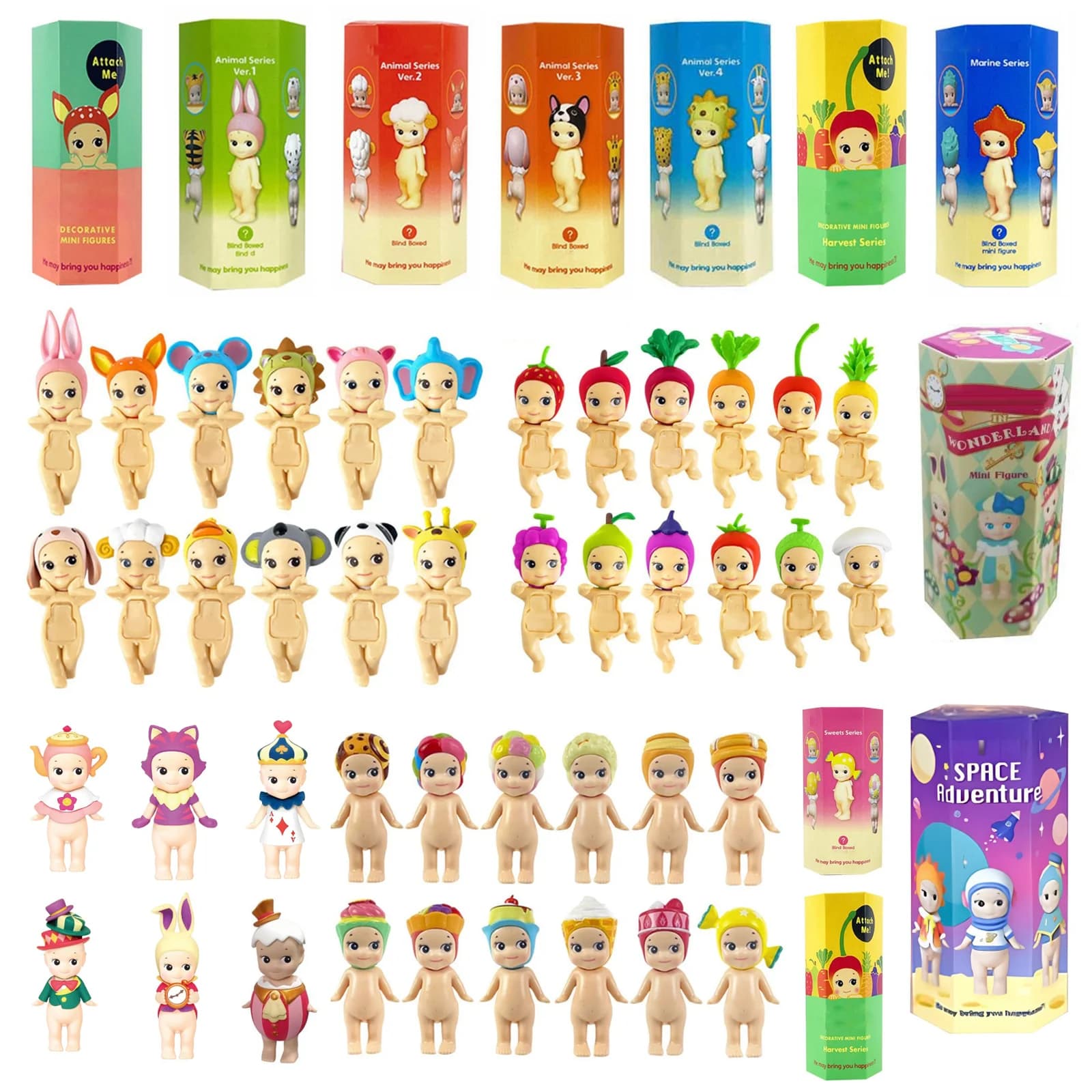 Sonny Angel Babies Hippers Animal series NO:2,all Random Attributes Style, Mini Figure/limited Edition ,1 Sealed Blind Boxes - Image 1