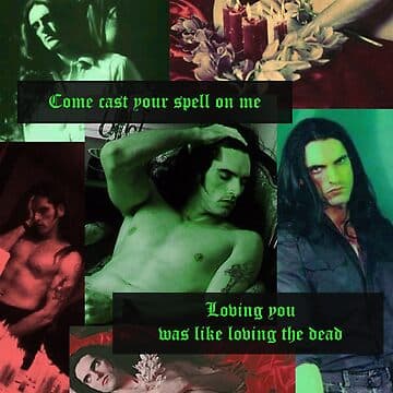 Peter Steele Dark Goth Collage Edit | iPhone Case - Image 1