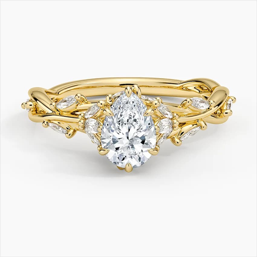 18K Yellow Gold Secret Garden Lab Diamond Ring (1/2 ct. tw.) - Image 1