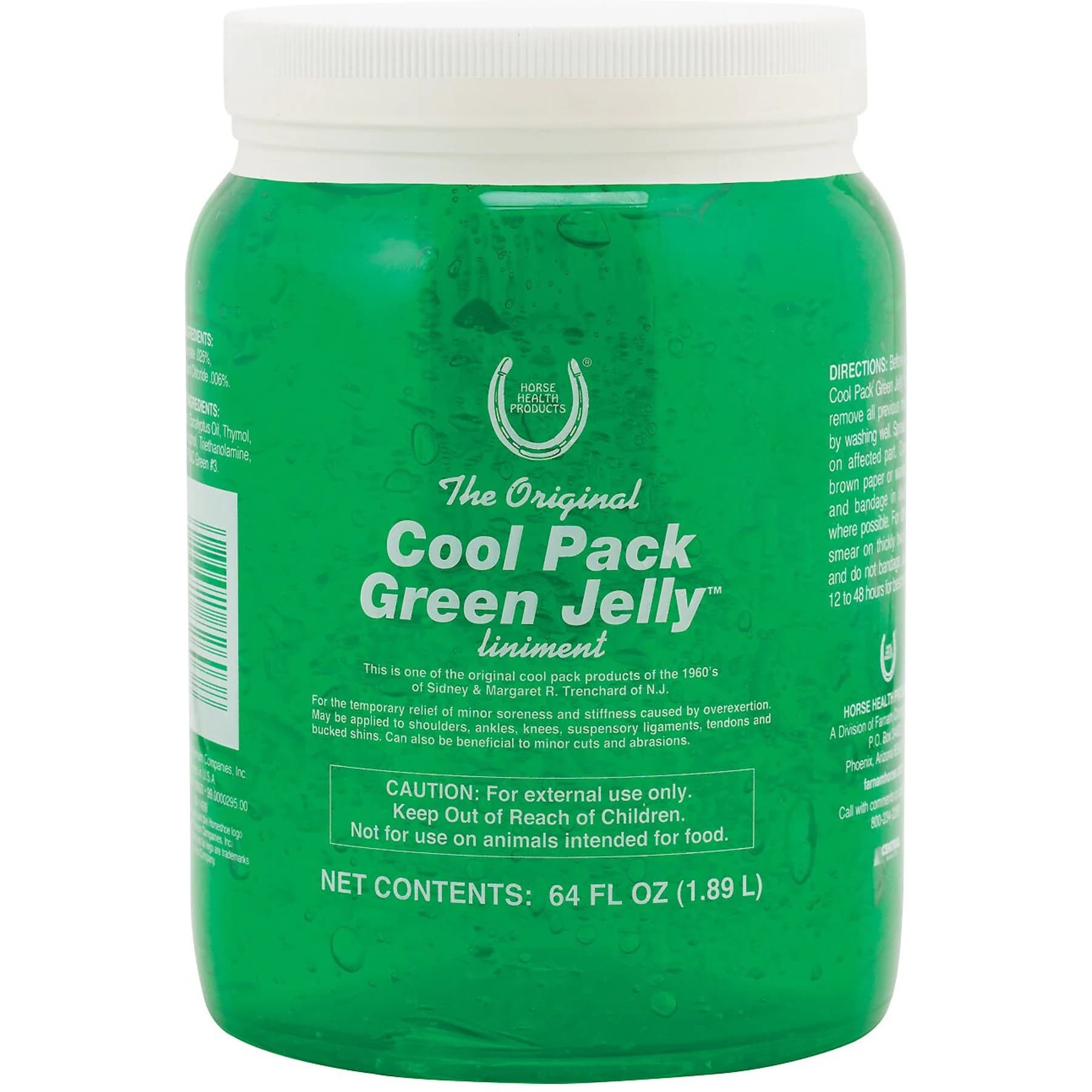 Horse Health Cool Pack Green Jelly Sore Muscle & Joint Pain Relief Horse Liniment - Image 1