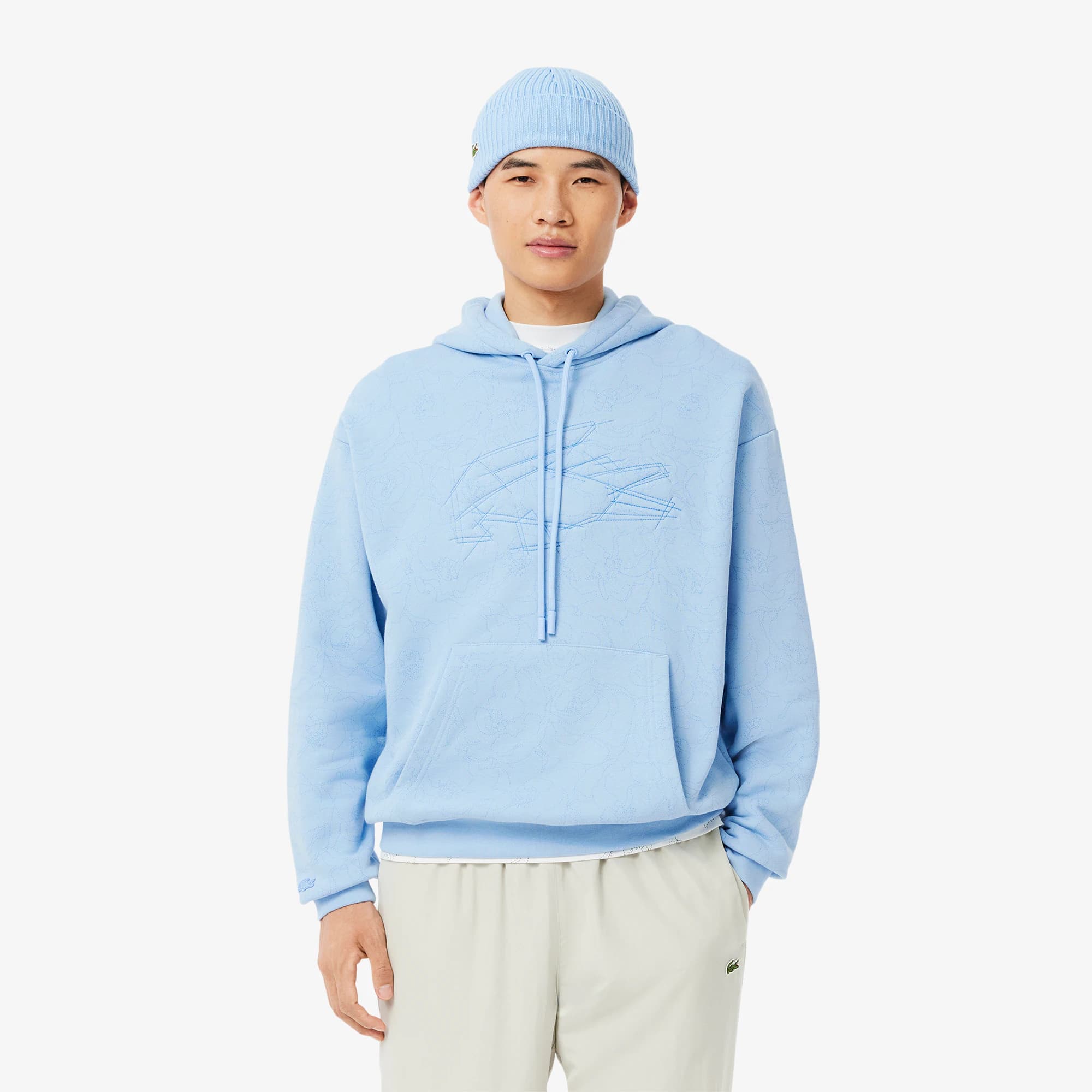 Men's Relaxed Fit Printed Hoodie - Image 1