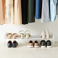 Mesh Stackable Shoe Shelf