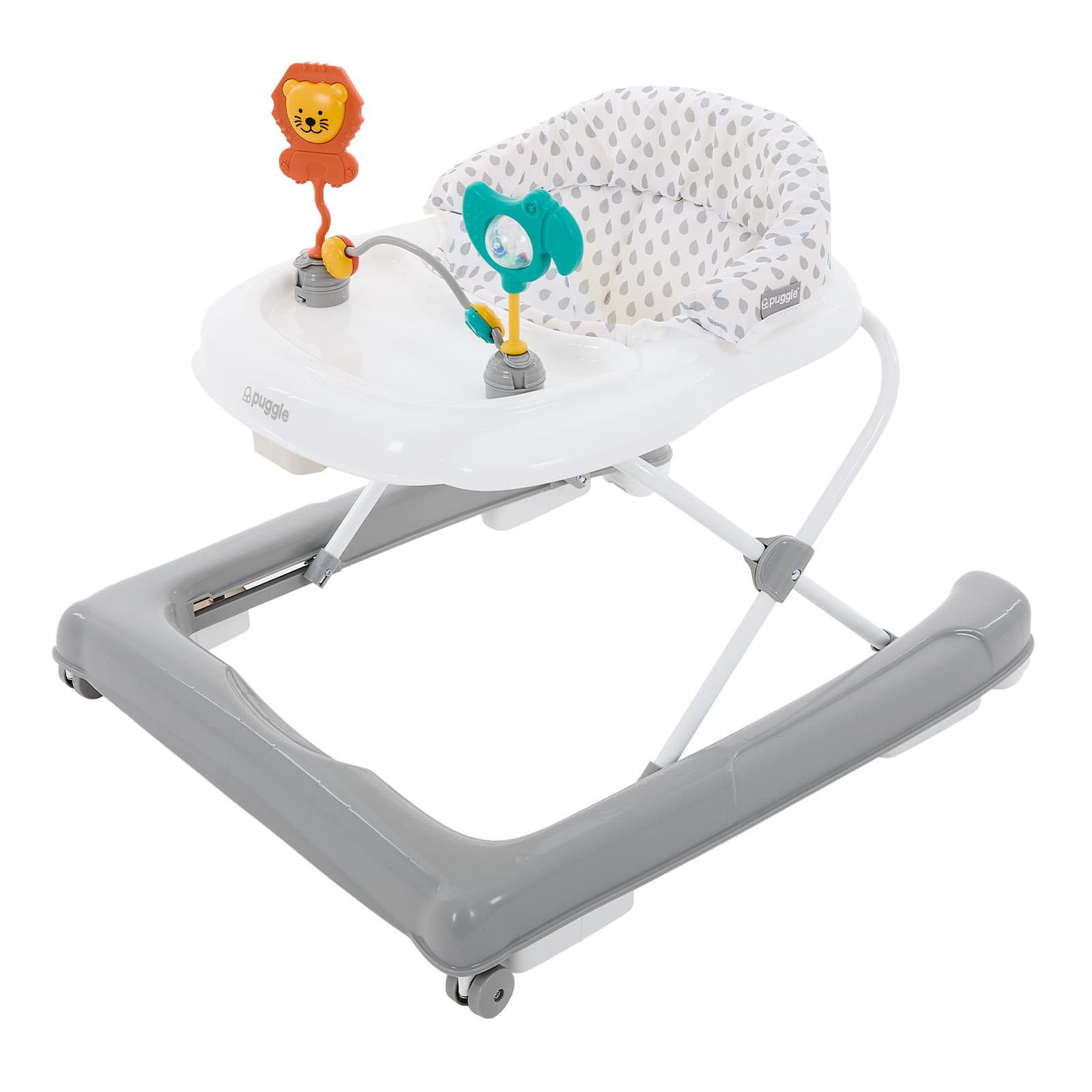 Puggle Fun & Play Baby Walker - Flint Grey - Image 1