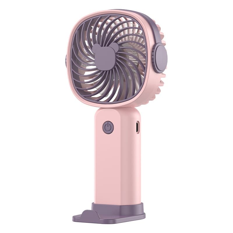 Ventilateur Portable USB Mini Rechargeable 3 Vitesses - Idéal pour Bureau, Voyage et Extérieur - Cadeau d'Été - Image 1
