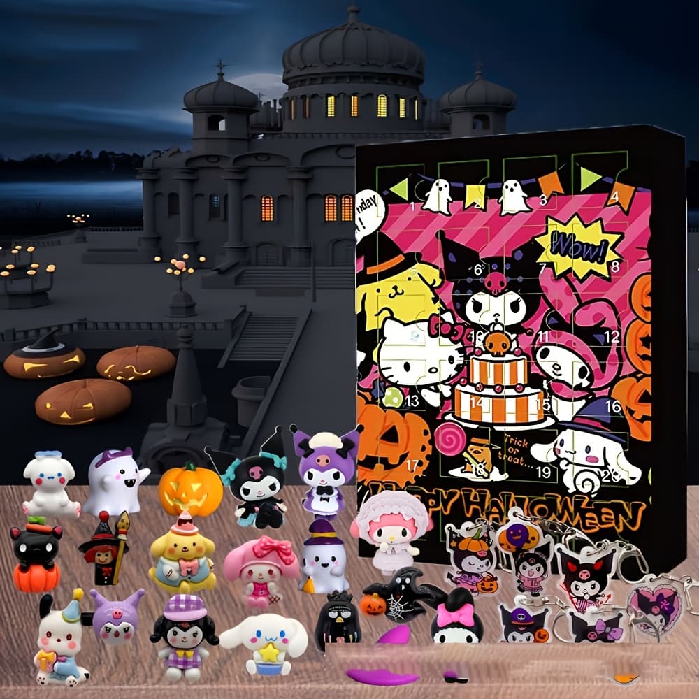 24pcs Sanrio Christmas Countdown Mini Figures Set Holiday Surprise Box Home Desk Decor Party Favor Gift for Friends Family Winter Seasonal Decoration Merry - Image 1