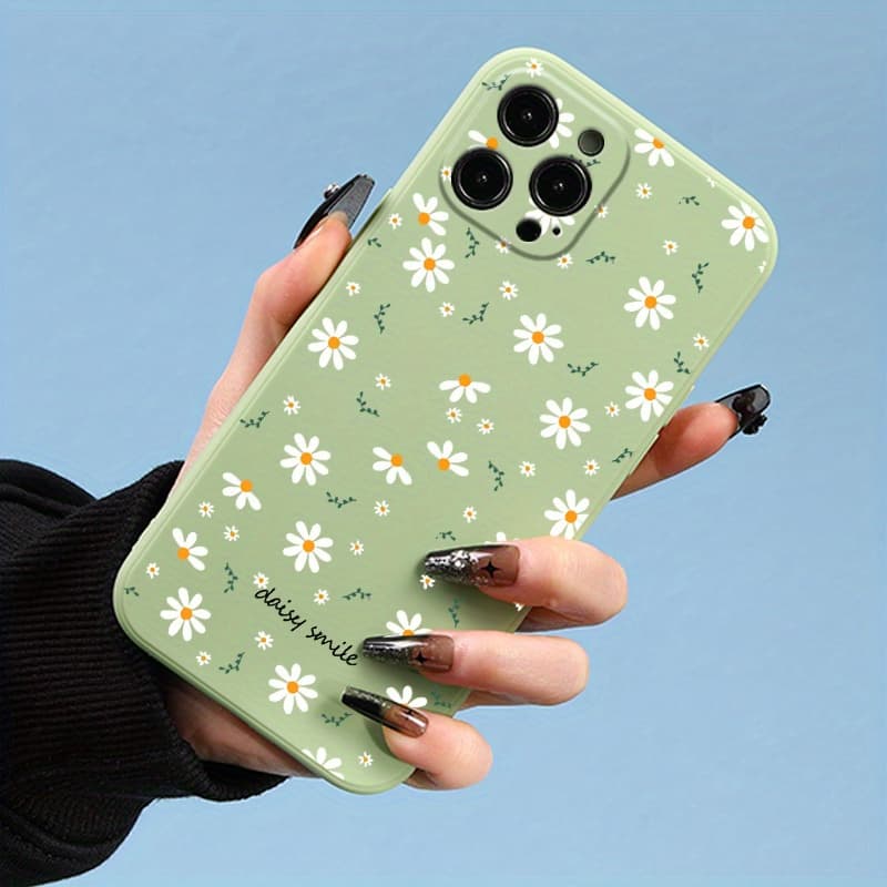 Luxury Silicone Pattern Sunflower Phone Case for Iphone15 14 13 12 11 Pro Max XR XS Max X 8 7 Plus 12 Mini 6S 6Plus Shockproof ZL9 Soft Bumper Hard Back Cover Boys Girls Gifts Funny Man Men with Cell Cases - Image 1