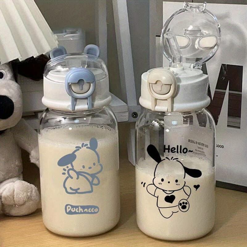 Hello Kitty 16.91 Ounces Straw Water Cup - Cute Sanrio Cup for Summer Drinks and Convenience on The Go - Image 1