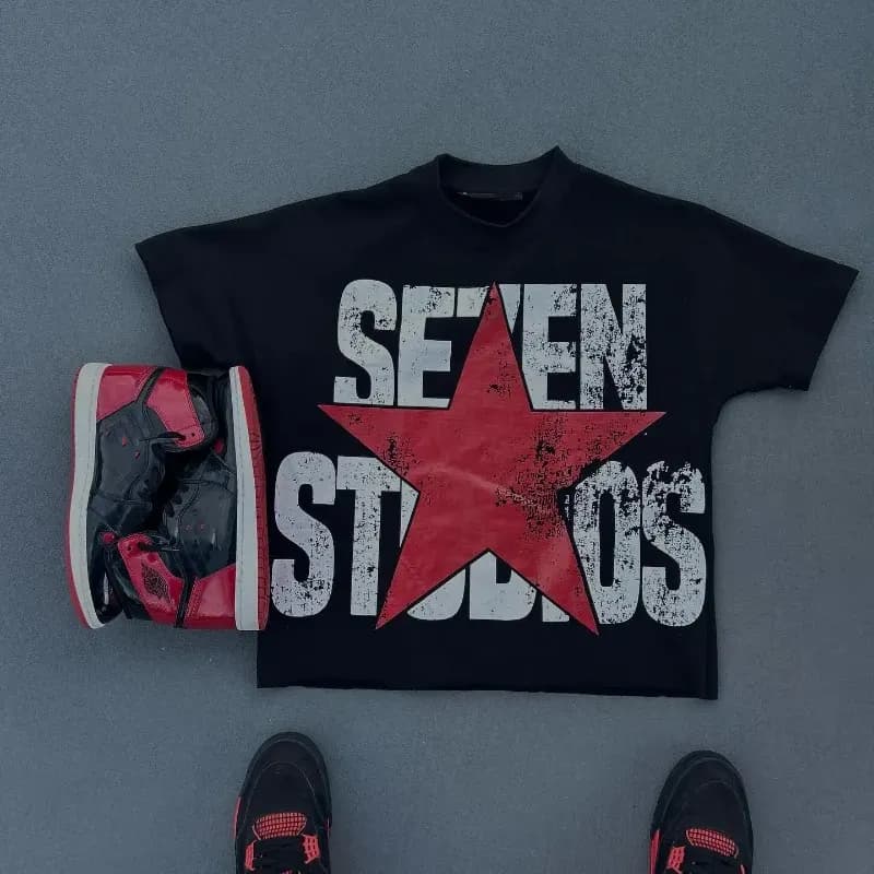 Vintage Chasing Money Not Fame Graphic 100% Cotton T-Shirt Cropped Tees - Image 1
