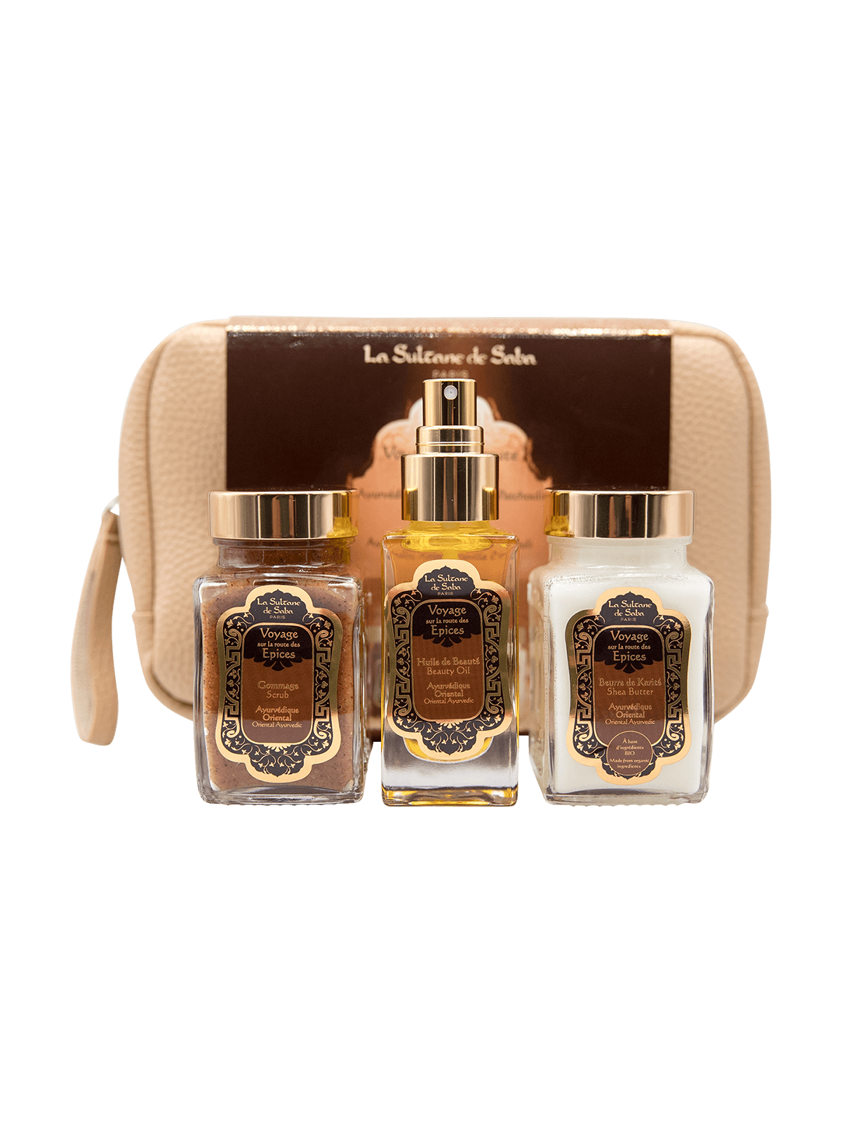 Zestaw Ajurwedyjsko-Bursztynowa Paczula Waniliowa La Sultane de Saba - Image 1
