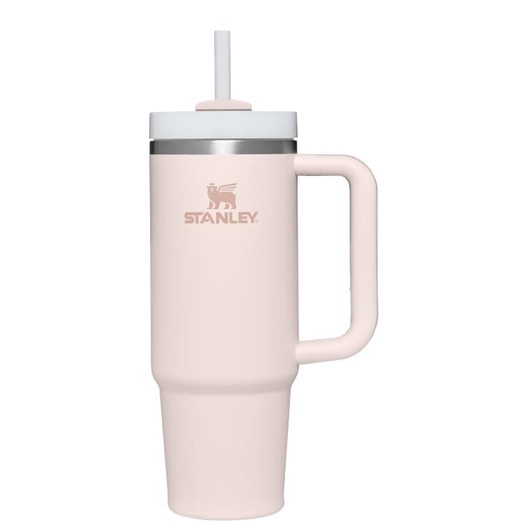 Stanley Quencher H2.0 Tumbler with Handle and Straw 30 oz | Flowstate 3-Position Lid | Cup Holder Compatible for Travel | Insulated Stainless Steel Cup | BPA-Free | Rose Quartz 2.0 - Image 1