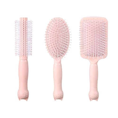 Hair Brush Hair Brush Set Hair Brush Women Paddle Brush for Women Men Kid All Wet or Dry Hair's Detangle Massage - Image 1