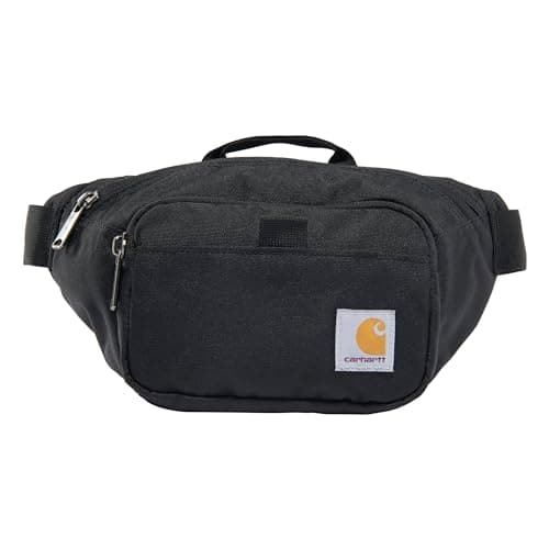 Carhartt Adjustable Waist, Durable, Water Resistant Hip Pack, Black, One Size, Adjustable Waist Pack, Durable, Water Resistant Hip Pack - Image 1