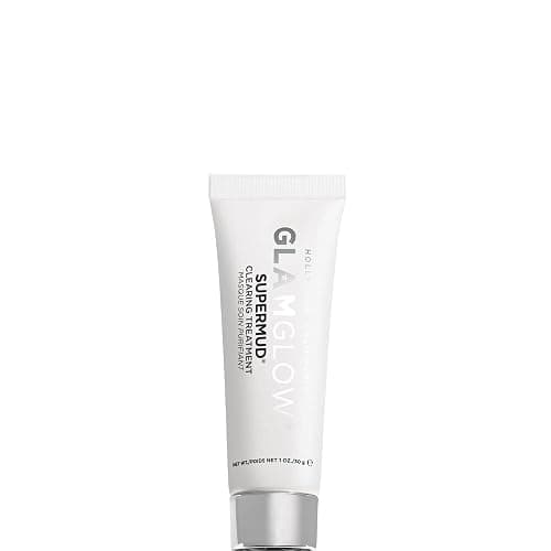 Glamglow SUPERMUD Instant Clearing Treatment Face Mask | Clearing Face Mask For Acne Prone Skin and Oiliness to help Minimize Pores | Activated Charcoal, BHA & AHAs - Image 1