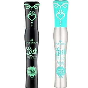 essence Lash Princess False Lash Effect Mascara & Primer Duo Bundle | Dramatic Volume, Curl & Length, Clump Free, Eyelash Conditioning Primer, Volumizing Mascara, Cruelty Free, Vegan, Pack of 2 - Image 1