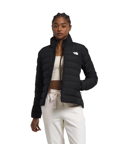 The North Face Women's Aconcagua 3 Jacket - Wind & Water Resistant Puffer Coat with Down & Synthetic Blend Insulation, TNF Black-NPF, Medium - Image 1