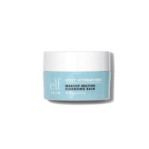 e.l.f. SKIN Mini Holy Hydration! Makeup Melting Cleansing Balm, Face Cleanser & Makeup Remover, Infused with Hyaluronic Acid to Hydrate Skin, 0.45 Oz - Image 1