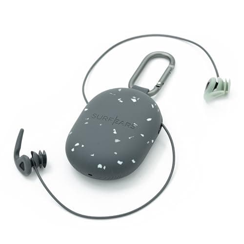Creatures of Leisure Surf Ears 4.0 – Ear Plugs for Adults That Keep Water Out & Sound in – Surfing Ear Protection – Black/Sage - Image 1