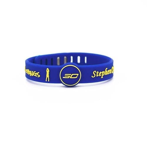 Generic Stephen Curry Basketball Silicone Wristband - Adjustable Sports Wristband for Fans - Ideal Fan Gift and Training Accessory - Image 1
