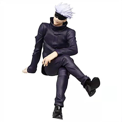 QAHEART JJK Figure JJK GojoS/Geto Suguru Sitting Figure PVC Model Statue Action Figures Car Desktop Ornaments Decoration - Image 1