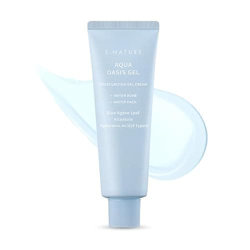 S.NATURE AQUA OASIS MOISTURIZING GEL CREAM 80ml | Cooling & Soothing Facial Moisturizer for Oily & Combination Skin | Lightweight Cream, Vegan | Hyaluronic Acid, Allantoin | 2.7 Fl Oz - Image 1