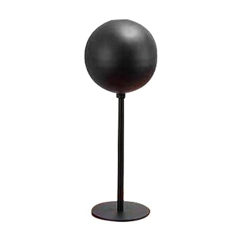 QISUO Helmet Rack, Motorcycle Helmet Holder Metal Hat Storage Rack Floor-Mounted Helmet Hanger Display Stand for Helmets Hats Caps Wigs - Image 1