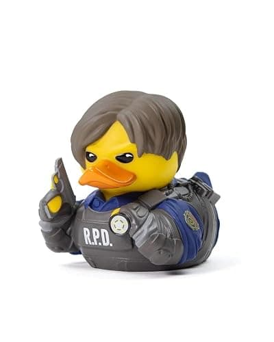 TUBBZ Boxed Edition Leon S. Kennedy Collectible Vinyl Rubber Duck Figure - Official Resident Evil Merchandise - Horror TV, Movies & Video Games - Image 1