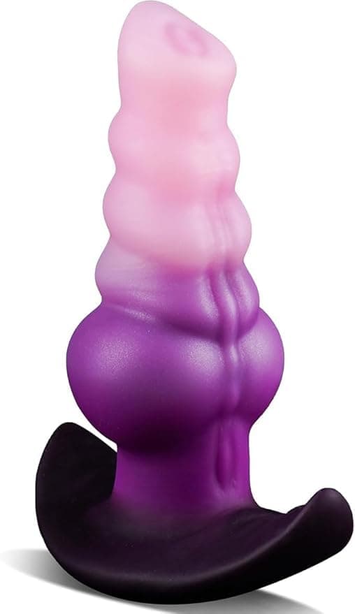 6.3" Large Butt Plug, Dildo Anal Plug with Big Knot, Huge Buttplug Silicone Anal Sex Toys, Anal Monster Dog Dildo, Adult Toy for Men Women - Image 1
