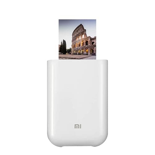 Xiaomi Mi Portable Photo Printer, stampante laser portatile, carta fotografica lucida, stampa termica, filtri multipli, collage di foto, connessione Bluetooth/USB/WiFi, bianco, versione italiana - Image 1
