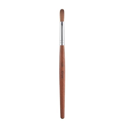 KAZIPOP Kolinsky Sable Nail Brush Red Wooden Acrylic Nail Pen UV Gel Nail Salon Manicure Painting Tool (10#) - Image 1