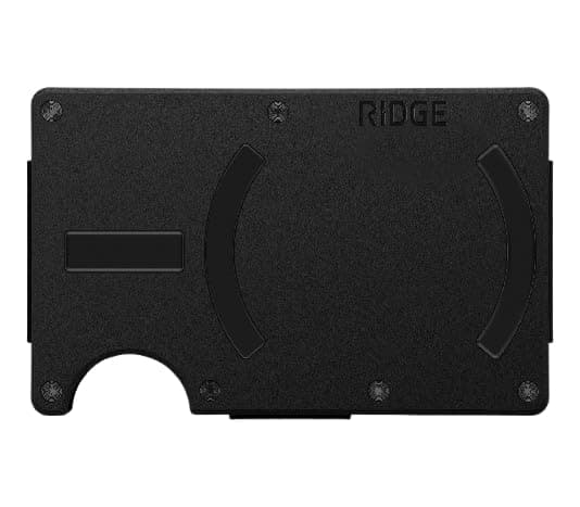 Ridge Wallet for Men - Wallet and Card Holder, RFID Protected Front Pocket Wallets for Men with Integrated Cash Strap - Image 1