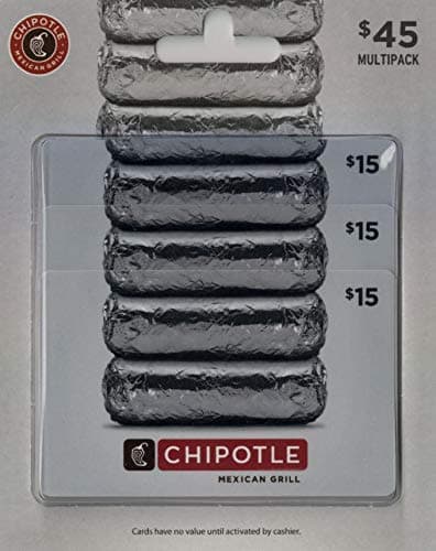 Chipotle Gift Card, Multipack of 3 - 45 - Multi Pack - Image 1