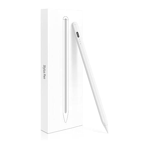 Stylus Pen for iPad 2018-2024,5 Minutes Fast ChargingTilt Sensitivity iPad Pencil with High Precision&Magnetic, Compatible with iPad 6-10th, iPad Pro 11"/12.9"/13", iPad Mini 5/6th, iPad Air 3-6th - Image 1