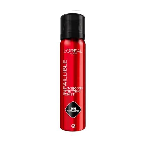 L'Oréal Paris - Spray Fixateur de Maquillage - Waterproof - Sans Transfert - Formule Légère - Non Collant - Résistant à l'Eau et à la Transpiration - Tenue Jusqu'à 36h - Infaillible - 75 ml - Image 1