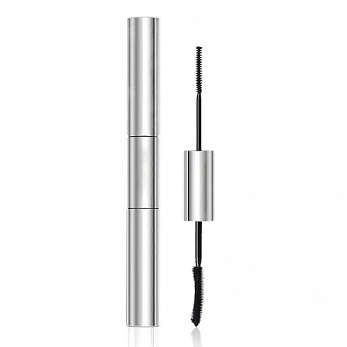 2 In 1 Waterproof Mascara with Small and Precision Brush for Short/Fine Eyelashes, Dual-Ended Tubing Black Mascara, Long Lasting, Length, No Clumping and Thickening - Image 1