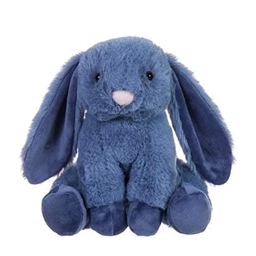 Apricot Lamb Toys Plush Navy Blue Bunny Rabbit Stuffed Animal with Fluffy Soft Ears (Navy Blue Bunny, 8 Inches) - Image 1