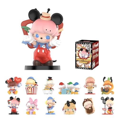 POP MART DIMOO World × Disney Series Figures, Blind Box Figures, Random Design Action Figures Collectible Toys Home Decorations, Single Box - Image 1