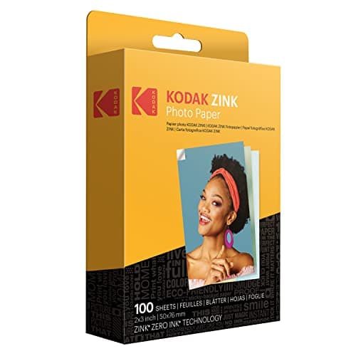 Zink KODAK 2"x3" Premium Photo Paper (100 Sheets) Compatible with KODAK PRINTOMATIC, KODAK Smile and Step Cameras and Printers(Packaging May Vary) - Image 1