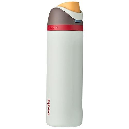 Owala FreeSip Insulated Stainless Steel Water Bottle with Straw, BPA-Free Sports Water Bottle, Great for Travel, 24 Oz, Boneyard - Image 1