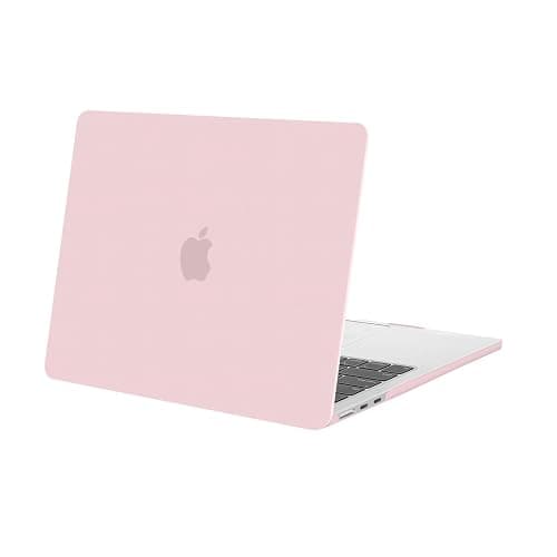 MOSISO Compatible with MacBook Air 13 inch Case 2025 2024 2023 2022 Release M4 A3240 M3 A3113 M2 A2681, Protective Plastic Hard Shell Cover Compatible with MacBook Air 13.6 inch Case, Baby Pink - Image 1