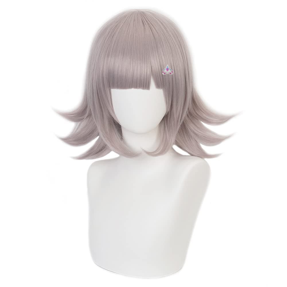 HIROAKIYA Chiaki Nanami Wig, Chiaki Nanami Cosplay Wig with Hair Clip Wig Cap for Danganronpa Cosplay - Image 1