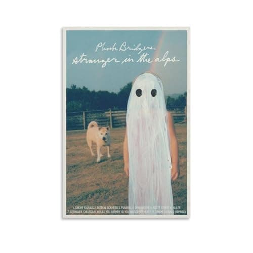 Retro Metal Tin Sign 8 X 12 Inch Phoebe Bridgers - Stranger In The Alps 23 Poster Bedroom Decoration Landscape Office Valentine's Birthday Gift - Image 1