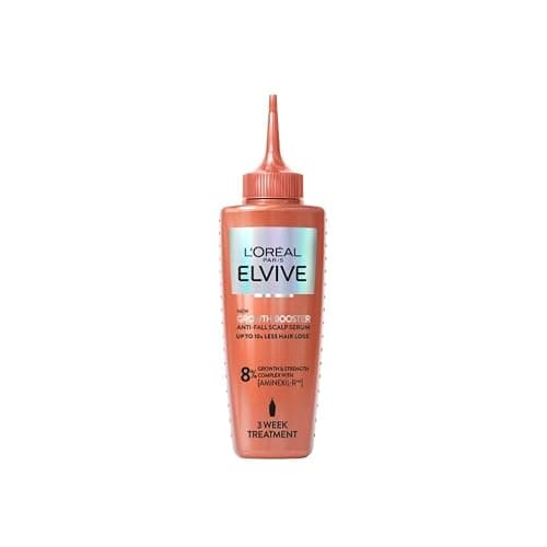 L'Oréal Paris Elvive Growth Booster Hair Growth Serum, Anti Hair Loss 102ml | With Aminexil, Niacinamide & Ginger Extract, Reduces Hair Loss & Boosts Density for Men & Women, Hair Loss Scalp Treatment - Image 1