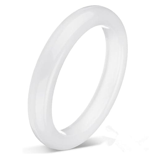 Landical 2.4'' Natural Jade Bracelet for Women Jade Bangle Bracelets with Box Good Luck Bangle Valentine Jewelry Gift - Image 1