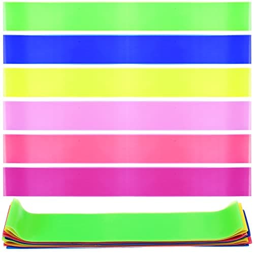 24 Pcs Chair Bands for Kids Colorful ADHD Tools for Kids Fidget Band Chair Rubber Band Stretchy Resistance Fidget Bands for Kids Chairs Students ADHD Sensory (Fresh Colors,0.35mm, 0.5mm, 0.7mm Thick) - Image 1