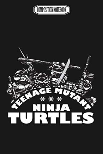 Composition Notebook: Old School Tmnt 2 (1984) Reed Rugged Classic Vape Coils Freaks and Poster Computer Freaks and Geeks Notebook Journal Notebook Blank Lined Ruled 6x9 100 Pages - Image 1